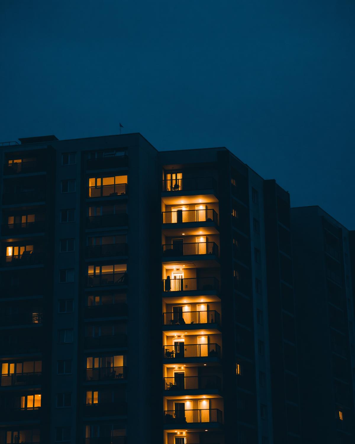 Fassade eines hochwertigen Wohngebäudes
